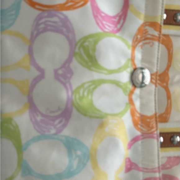 Coach multi color hand bag - Picture 11 of 11